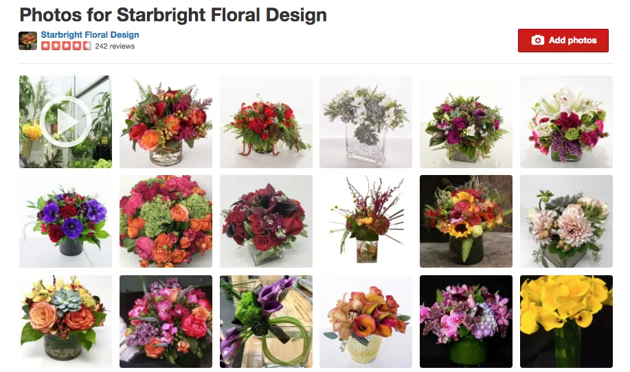 Starbright Floral Yelp photos