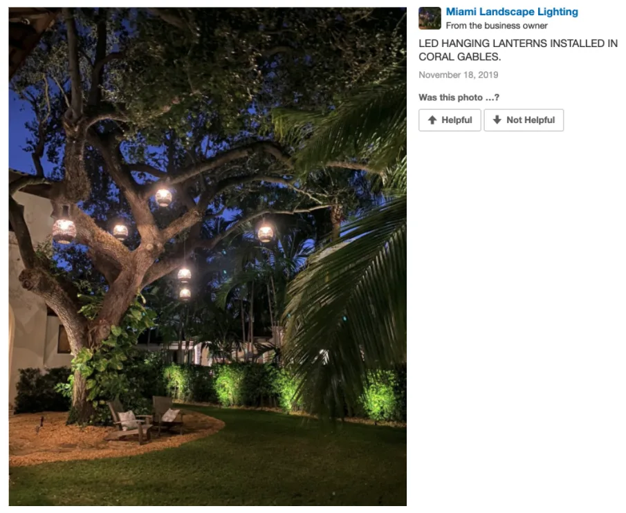 Miami Landscape Lighting's photo with a caption