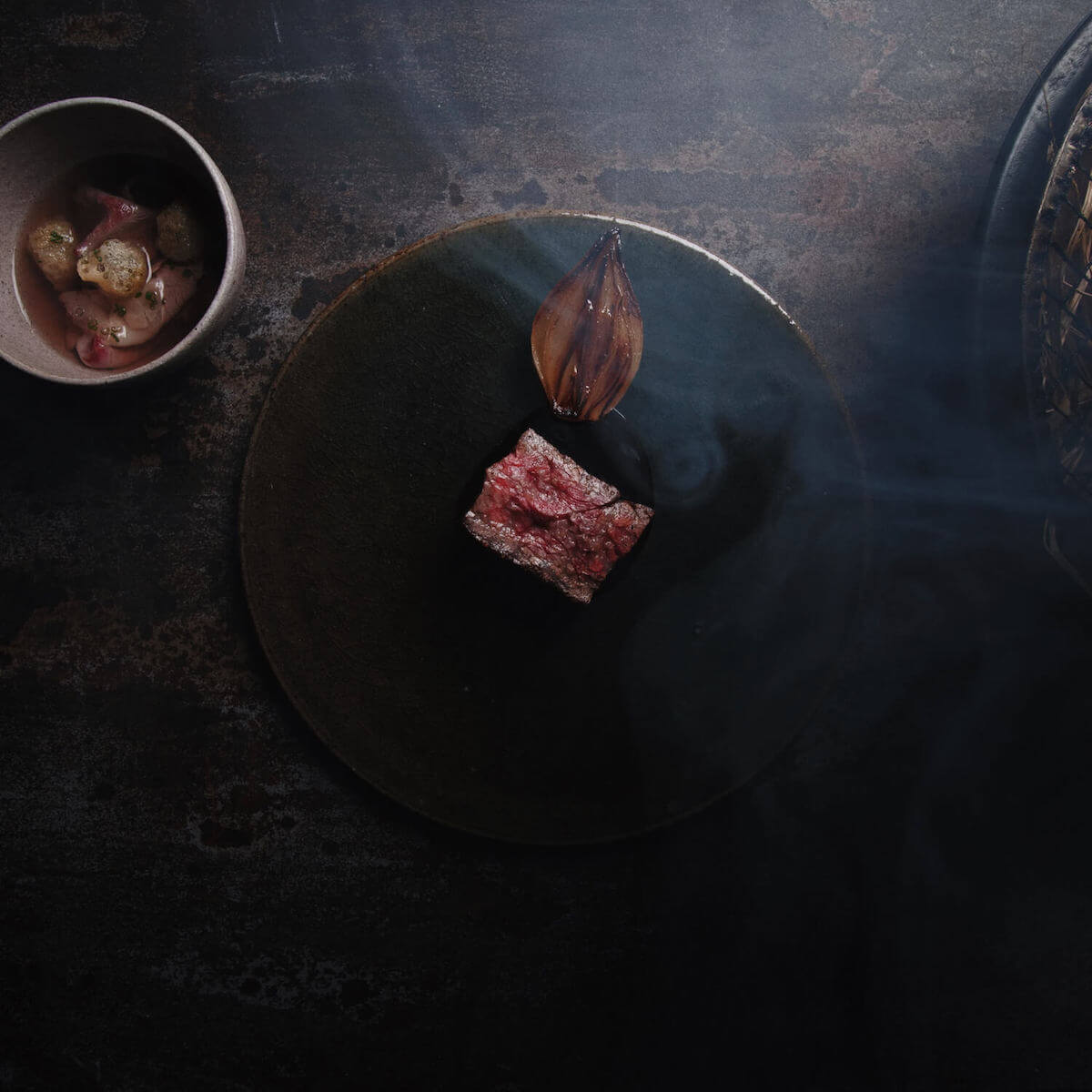 Dish from the Canlis restaurant