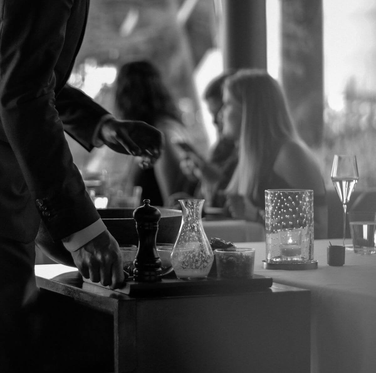 Lessons From a Restaurateur: waiter serving food