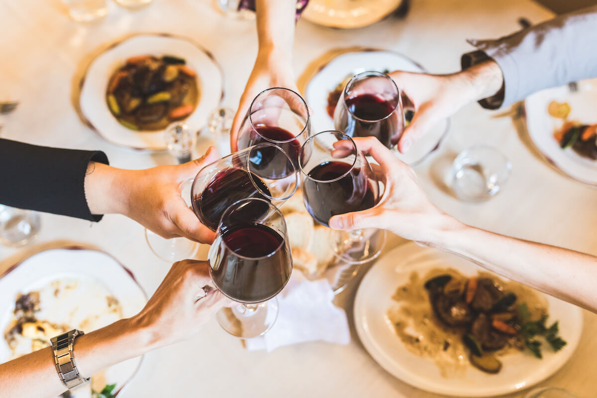 How to get a liquor license: people having a toast