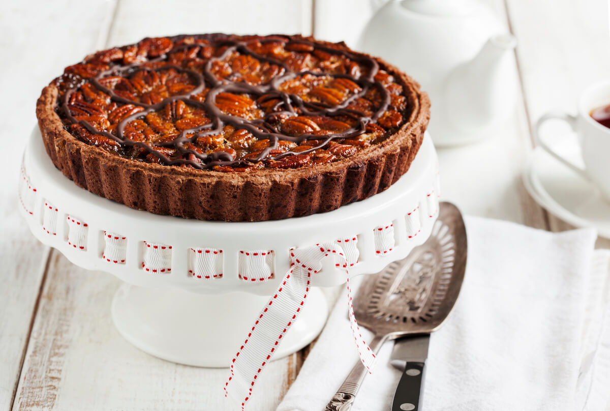 Chocolate pecan pie