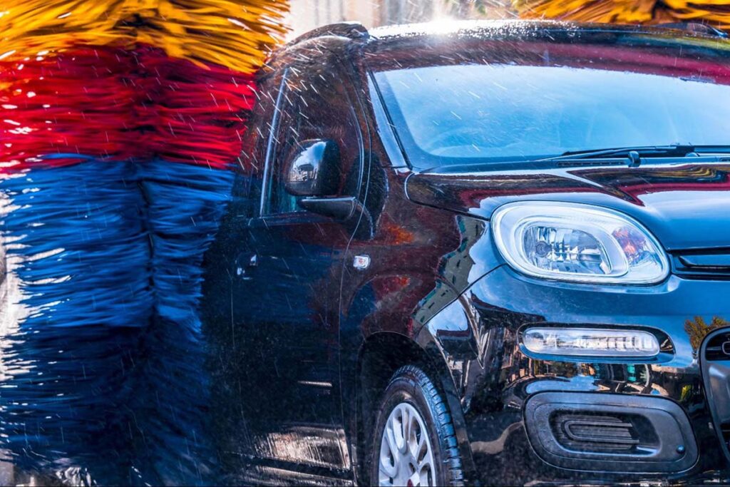 Car wash marketing: an automatic car wash machine