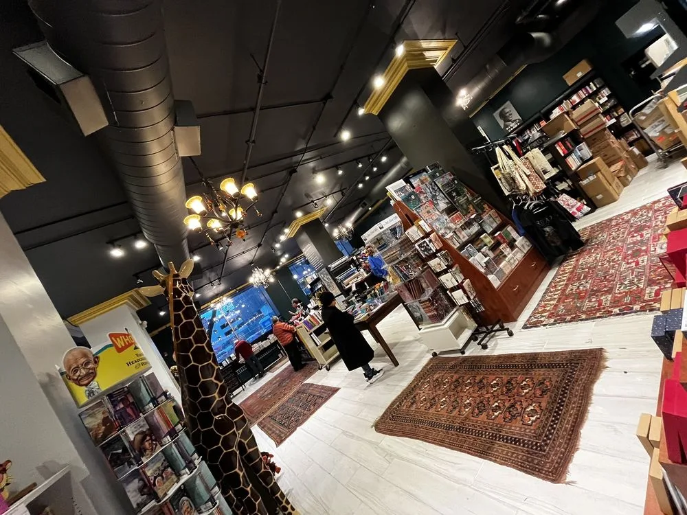 The interior of Bookends & Beginnings