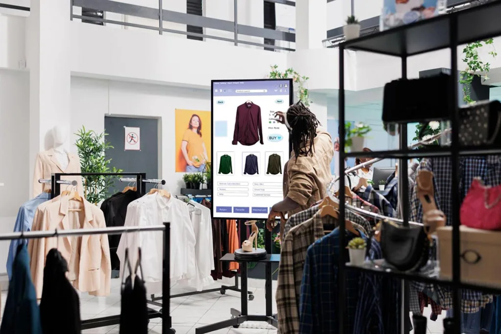 Best business ads: an in-store digital advertising screen