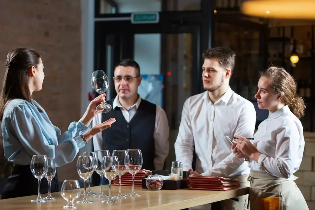 How to handle customer complaints: restaurant manager training her staff