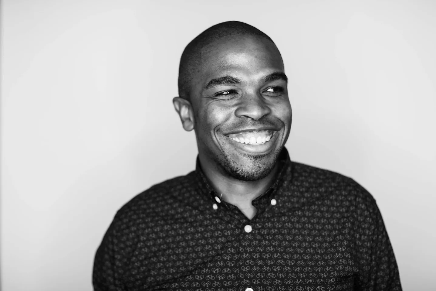 Jamaal Brown professional headshot in grayscale