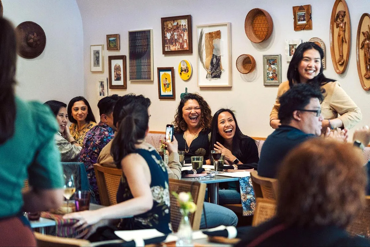 Photo of Jami and friends enjoying a meal at Kaya from Raphael Loquellano.