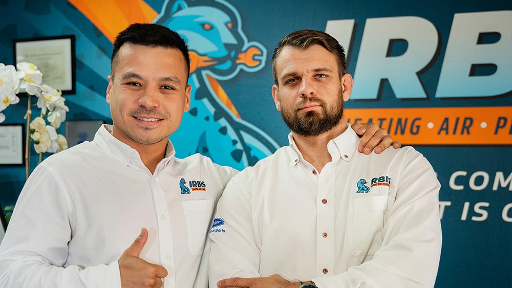 Timurlan Alagushov & Vadim Vechkanov, Founders, IRBIS Air, Plumbing & Electrical